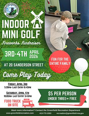 Mini Golf Fireworks Fundraiser